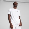 Men's PUMA ESS Small Logo Poly Tee puma white 3