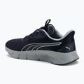 PUMA Flexfocus Lite Modern Woven navy blue/cool mid gray running shoe 3