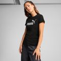 Women's T-shirt PUMA ESS Metallic No. 1 Logo Tee puma black/metallic silver 3