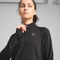 Women's running sweatshirt PUMA Run Velocity Cloudspun 1/4 Zip puma black 6