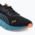 PUMA FlexFocus Lite Modern puma black/heat fire running shoes 7