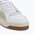 PUMA Carina Street Lux women's shoes puma white/desert dust/puma gold 7