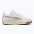 PUMA Carina Street Lux women's shoes puma white/desert dust/puma gold