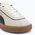 Women's shoes PUMA Club Klassika Suede warm white/puma black/puma gold 7