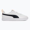 PUMA Rickie Jr junior shoes puma white/new navy/dark poppy 2