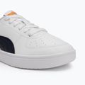 PUMA Rickie Jr junior shoes puma white/new navy/dark poppy 7