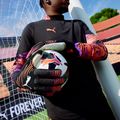 PUMA Future Ultimate NC goalkeeper gloves puma black/glowing red/purple glimmer 6