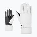 Women's Ski Gloves ZIENER Kisar Aquashield white 2