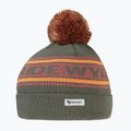 ZIENER children's winter beanie Ikuto green mud