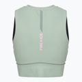 women's training T-shirt BOGNER FIRE+ICE Caia 1/4 Zip eucalyptus 2