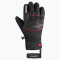 Men's ski gloves ZIENER Gomin-Z AS black/red 2