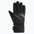 Women's ski gloves ZIENER Karion-Z AS black/gold 2