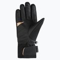 Women's ski gloves ZIENER Karion-Z AS black/gold 3