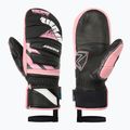 Children's ski gloves Ziener Lopaki-Z AS PR Mitten black/pink vanilla