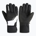 Men's ski gloves ZIENER Gatis Aquashield black/white