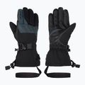 Men's ski gloves ZIENER Ghalion Aquashield black/electric grass