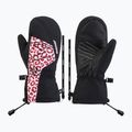 Children's ski gloves ZIENER Lavalino-Z Aquashield AW Mitten black/red leo