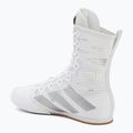 Boxing shoes adidas Box Hog 4 white/silver 3