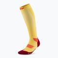 CEP Run Tall 5.0 women's compression socks marigold/burgundy 2