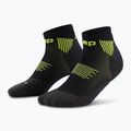 CEP Women's Compression Socks Run Low Cut 5.0 black/lime