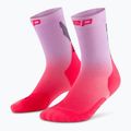 CEP Women's Compression Socks Run Edt. Gradient Mid Cut Compression 5.0 pink/lilac fade