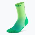 CEP Men's Compression Socks Run Edt. Gradient Mid Cut Compression 5.0 green/lime fade 2