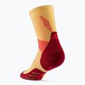 CEP Men's Compression Socks Run Mid Cut 5.0 marigold/burgundy 3