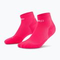 Men's compression socks CEP Run Low Cut 5.0 pink