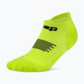 Women's compression socks CEP Run No Show 5.0 lime/black 2