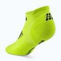 Women's compression socks CEP Run No Show 5.0 lime/black 3