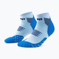 Women's compression socks CEP Run Low Cut 5.0 blue/ice