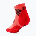 Women's compression socks CEP Run Low Cut 5.0 neon coral 3
