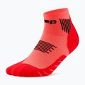 Men's compression socks CEP Run Low Cut 5.0 neon coral 2
