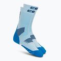 Men's compression socks CEP Run Mid Cut 5.0 blue/ice
