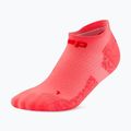 Women's socks CEP Ultralight No Show 4.0 neon coral/red 2