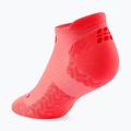Women's socks CEP Ultralight No Show 4.0 neon coral/red 3
