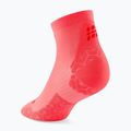 Women's socks CEP Ultralight Low Cut 4.0 neon coral/red 3