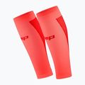 Men's calf compression sleeves CEP Ultralight Calf 4.0 neon coral/red