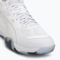 Handball shoes PUMA Eliminate NITRO SQD 4 puma white/baltic sea blue/fresh water 7