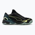 Men's handball shoes PUMA Solarstrike 4 puma black/green terrain/fizzy light 2