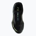 Men's handball shoes PUMA Solarstrike 4 puma black/green terrain/fizzy light 5