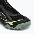 Men's handball shoes PUMA Solarstrike 4 puma black/green terrain/fizzy light 7