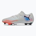 Men's football boots PUMA Future 8 Ultimate Low FG puma white/puma black/glowing red