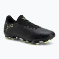 Men's football boots PUMA Future 8 Play FG/AG puma black/fizzy light/green terrain