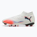 Men's football boots PUMA Future 8 Pro FG/AG puma white/puma black/glowing red