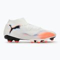 Men's football boots PUMA Future 8 Pro FG/AG puma white/puma black/glowing red 2