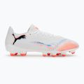 Men's football boots PUMA Future 8 Play FG/AG puma white/puma black/glowing red 2