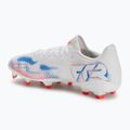 Men's football boots PUMA Future 8 Play FG/AG puma white/puma black/glowing red 3