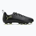PUMA Future 8 Play FG/AG Jr children's football boots puma black/fizzy light/green terrain 2