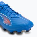Men's football boots PUMA Ultra 6 Play FG/AG ultra blue/puma white/glowing red 7